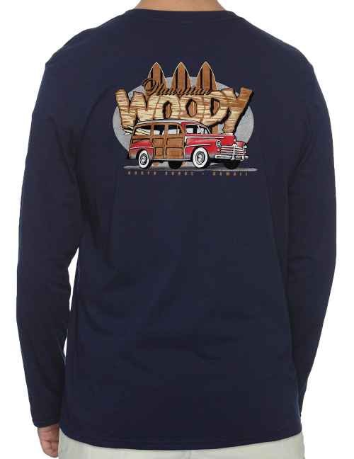Long Sleeve T-Shirt- Woody Navy Price will convert to SATS